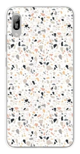 Coque en silicone imprimée compatible Huawei Y6 2019 Terrazzo color - Photo 1 sur 3