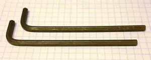 TWO LONG Arm - 5/32" Hex Keys (Allen Wrenches) / ALLOY STEEL - INCH / SAE USA - Picture 1 of 2