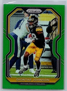 2020 Panini Prizm #68 Diontae Johnson Prizm Green Pittsburgh Steelers - Picture 1 of 2