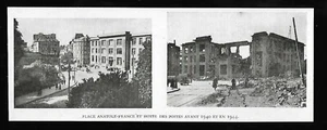 1948  -- BREST  PLACE ANATOLE FRANCE ET HOTEL DES POSTES AVANT 1940 ET EN 1944 - Imagen 1 de 1