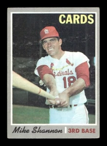 1970 Topps #614 Mike Shannon Cardinals VG *7j - Picture 1 of 2