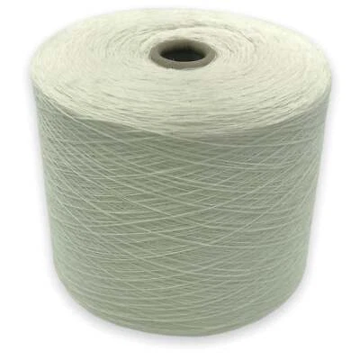 (95,64€/kg) Schneeweiß 600gr. Angora Wolle Polyacryl Millefili - Bild 1 von 2