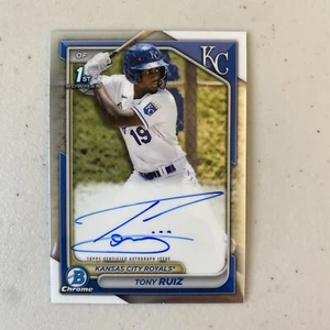 2024 Bowman Chrome Prospect Auto Tony Ruiz #CPA-TR Auto Kansas City Royals - Bild 1 von 1