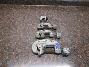 RIDGID 4 PIECE 1/8" TO 2-1/8" PIPE CUTTER SET NO.104 NO.10 NO.15 NO.20 - Picture 1 of 10