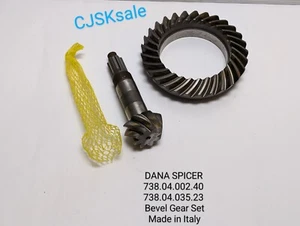DANA SPICER 738.04.002.40  738.04.035.23 Bevel Gear Set (NEW). - Picture 1 of 21