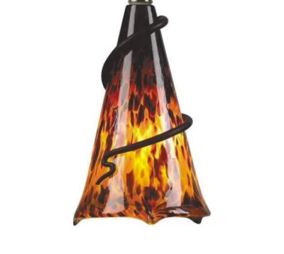 TECH LIGHTING MINI OVATION TORTIOSE SHELL LOW VOLTAGE PENDANT WRAP 700FJMOVTNZ - Image 1 of 3