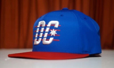 Nuevo DC Zapatos Estrellas Azul Para Hombre Clásico Snapback Sombrero RHTNBR-130 Foto 1 de 4
