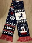 2018 Miller Lite Christmas Beer Scarf (Matches Ugly Christmas Sweater) - New