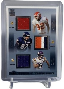 2002 Crown Royale Triple Threads Jerseys #37 Derrick Alexander/Bates/Chris Walsh