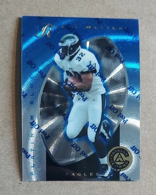 1997 Pinnacle Totally Certified RICKY WATTERS #24Platinum Blue #/2499 Eagles  - Image 1 of 4