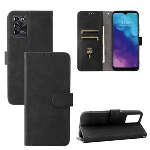 Ochrona Etui na telefon komórkowy do ZTE Blade V30 Vita Case Flip Cover Pokrowiec Etui Czarne - Zdjęcie 1 z 28