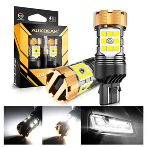 AUXBEAM 7440 7443 LED Back Up Reverse Light Bulbs Cool White Canbus Error Free - Bild 1 von 12