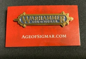Warhammer 40k - Age of Sigmar Pin - Picture 1 of 2