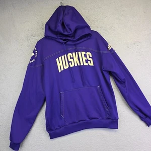 Washington Huskies Hoodie Adidas Aeroready Mens S Purple Player Issue NCAA Sport - Picture 1 of 16