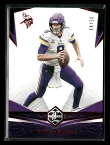 2020 Panini Limited #93 Kirk Cousins Ruby Spotlight #/49 - Picture 1 of 2