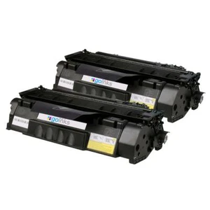 2 Black Laser Toner Cartridges to replace HP CE505A (05A) non-OEM / Compatible - Picture 1 of 1