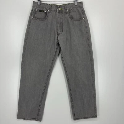 Akademiks Jeans Men's Size 34 Gray Straight Leg Vintage Y2K Cotton - Image 1 of 4
