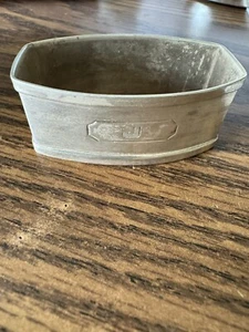 Sterling Silver Rectangular Napkin Ring / Monogramed J - Picture 1 of 4