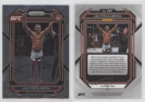 2023 Panini Prizm UFC Jailton Almeida #197 Rookie RC