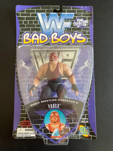WWF WWF Bad Boys Vader Series 4 Bone Crunching Action JAKKS Pacific 1997 (NEW) Cover
