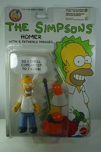 Mattel The Simpsons HOMER SIMPSON figure Radioactive Gear MOC 1990 NEW ! - Picture 1 of 11