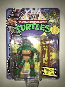 Retro Playmates Teenage Mutant Ninja Turtles Movie Star raphael New - Picture 1 of 3