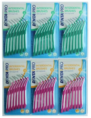 42 Interdentalbürsten Zahnzwischenraumbürste Zahn Zwischenraum Dental Bürste