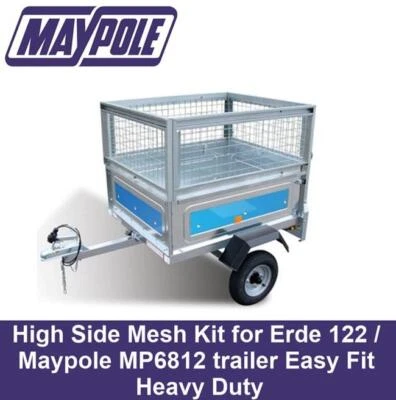 High Side Mesh Kit for Erde 122 / Maypole MP6812 trailer Easy Fit Heavy Duty - Image 1 of 3