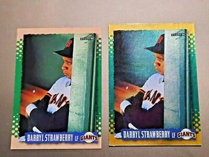 DARRYL STRAWBERRY 1995 PUNTUACIÓN - REGULAR Y GOLD RUSH PARALELO ⚾️TARJETA DE BÉISBOL - GIGANTES - Imagen 1 de 1