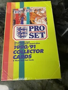 PRO SET 1990/1991 COLLECTORS SET CARDS SOCCER/FOOTBALL SEALED BOX MINT - Picture 1 of 3