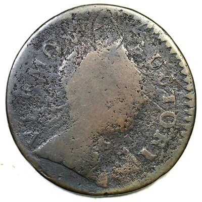 1788 RR-17 R-4+ Vermont Colonial Copper Coin - Image 1 of 2