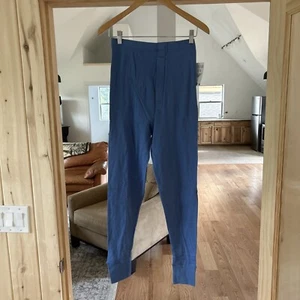 Blue Thermal Weave Long Johns pants - Size Large - New - Picture 1 of 4