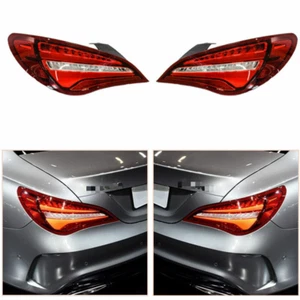 Pair Tail lights Assembly For Mercedes-Benz CLA Red 2014-2019 LED Turn Signal - Foto 1 di 10