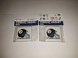 Pittsburgh Steelers NFL Ceramic Magnet ( set of two ) - Picture 1 of 3