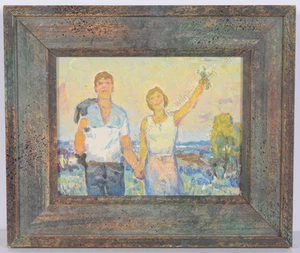 Vladimir Novak (1938-2008) "Jugend", Ölgemälde, 60er Jahre - Bild 1 von 2