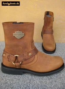 Botas Harley Davidson Scout marrón culto botas de motociclista clásicas talla 40 a 46 - Imagen 1 de 6
