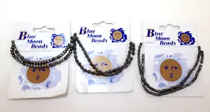Juegos de cuentas para hacer joyas 3 paquetes de cuentas de metal luna azul diamante ovalado y tubo - Imagen 1 de 8