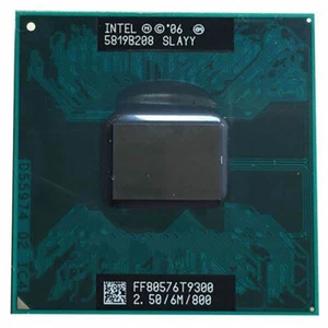 Intel Core 2 Duo Mobile T9300 2.5 GHz Dual-Core 6M 800MHz Socket P CPU Processor - Picture 1 of 4