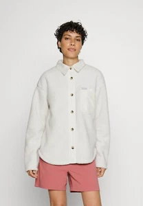 Columbia Womens West Bend Shirt Fleece Jacket Cream Size L BNWT - Picture 1 of 4