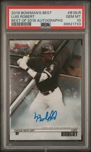 2018 Bowman's Best Luis Robert RC Auto #B18-LR PSA 10 - Bild 1 von 3