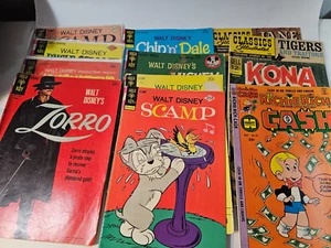 Konvolut 12 Comics Disney Golden Key Klassiker illustriert Kona R Rich 60er 70er - Bild 1 von 7
