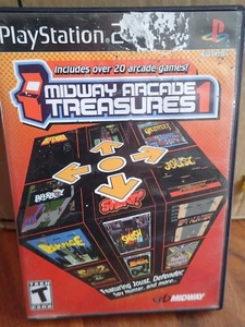 Midway Arcade Treasures 1 (Sony Playstation 2) Case and game, fast shipping - Picture 1 of 3