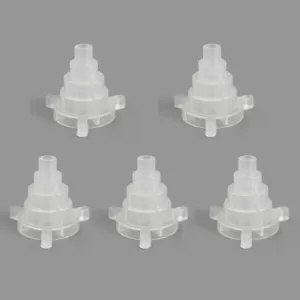5xfor SPE Adattatore Colonna 6ml/12ml Connettore Cartuccia Laboratorio Estrazione Fase Solida - Foto 1 di 6