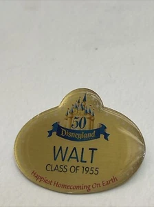 Prendedor de reconocimiento de reparto de recuerdo de Walt Disney, clase del 50 aniversario de 1955 - Imagen 1 de 5