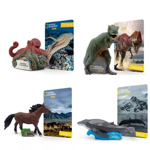 Confezione 4 Figurine Gioco Audio TONIES NATIONAL GEOGRAPHIC KIDS - Nuove - Foto 1 di 9