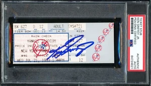 Ken Griffey Jr. Auto 6/21/93 Home Run Ticket Stub Sig 10 8 Game Straight Streak - Picture 1 of 2