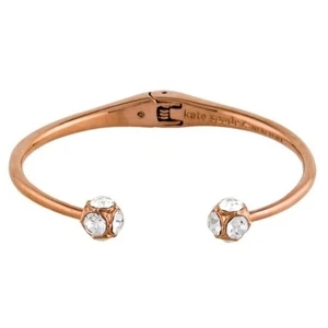 Kate Spade New York Crystal Lady Marmalade aufklappbare Manschette – roségoldfarbenes Armband - Bild 1 von 8