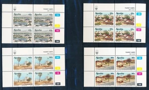 XE54339 Namibia 1991 tourism landmarks views blocks of 4 MNH - Picture 1 of 1