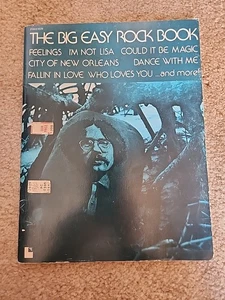1970's Songbook The Big Easy Rock Book Guitar Piano Vocal 1975 Soft Rock VG Cond - Picture 1 of 3