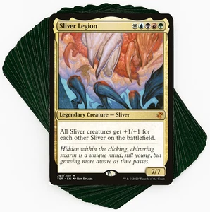 ***Custom Commander Deck*** Sliver Legion - Slivers - EDH MTG Magic Cards - Picture 1 of 7